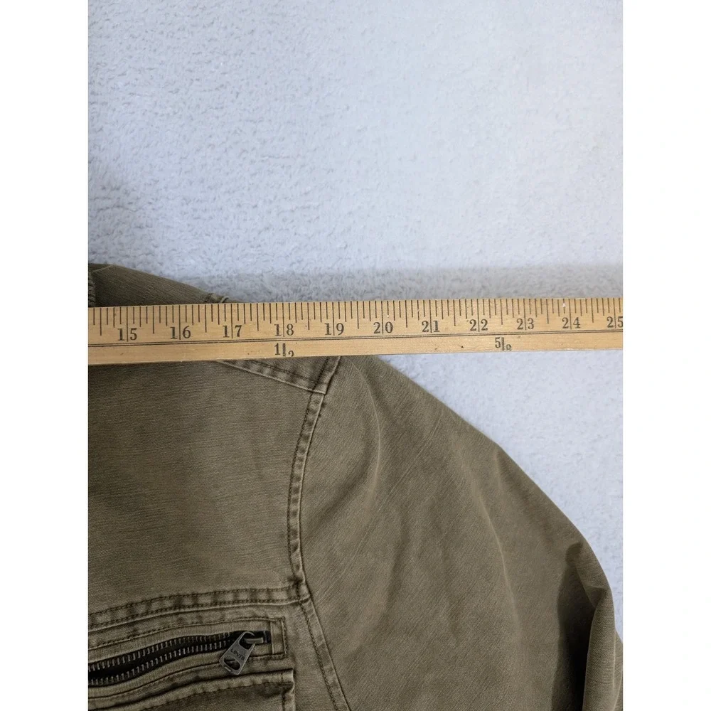 Levis‎ Mens 2XL Brown Jacket Full Zip Snap Button Cotton Quilted Lined Bomber